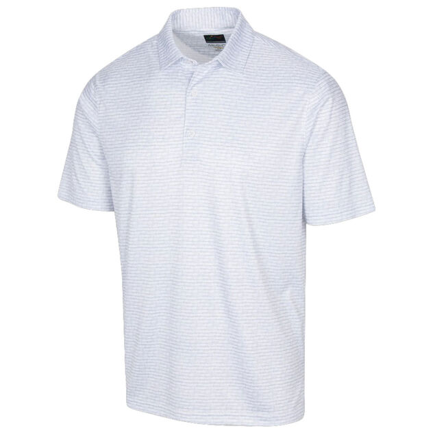 Greg Norman Men's ML75 Microlux Cart Print Golf Polo Shirt Greg Norman Men's ML75 Microlux Cart Print Golf Polo Shirt